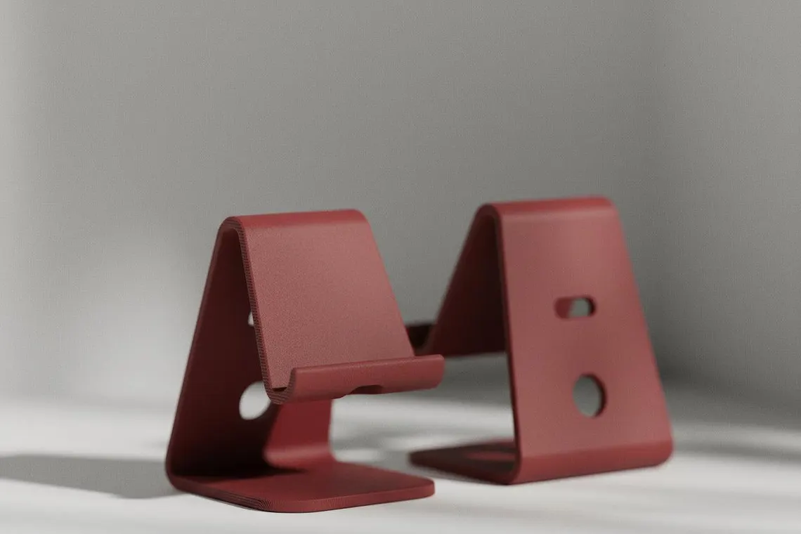 Minimal Desktop Mobile Phone Holder Stand