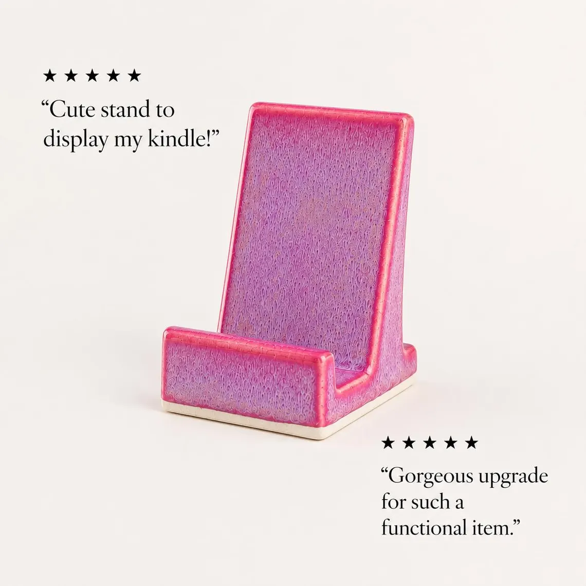 Multifunctional Ceramic Desktop Display Stand