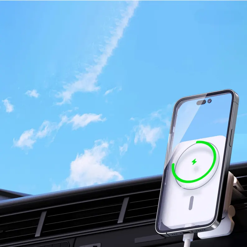 Magnetic Air Vent Wireless Charging Car Phone Mount