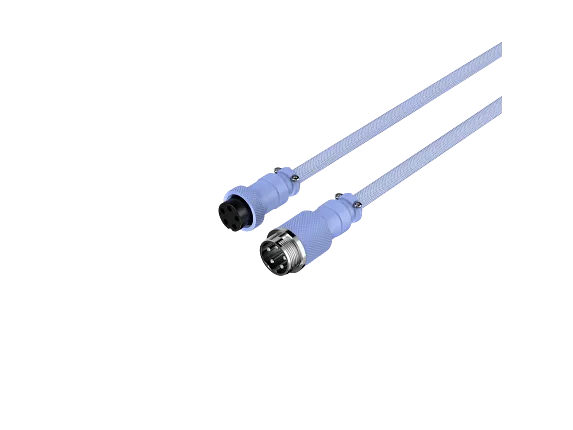 5-Pin Aviator Coiled USB-C to USB-A Keyboard Cable