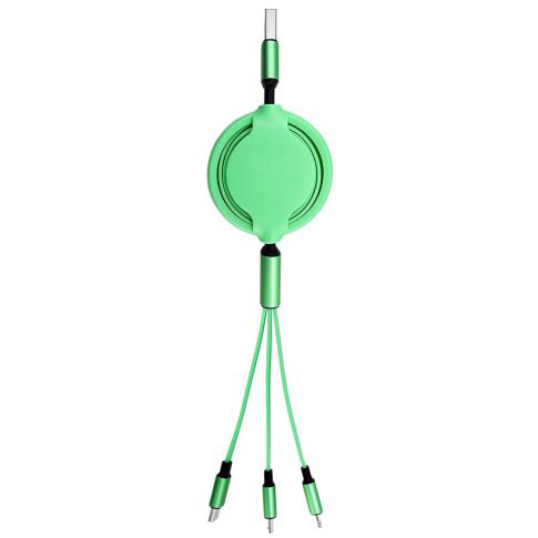 Retractable 3 in 1 Multi Device Charging Cable